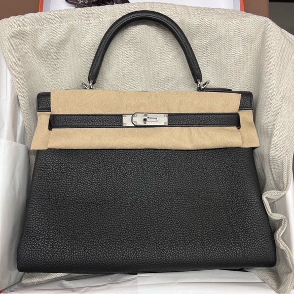 Hermes Other - Hermes Kelly 32 Togo black and silver hardware